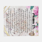 Psaume 23 floral polaire couverture (Devant (Horizontal))