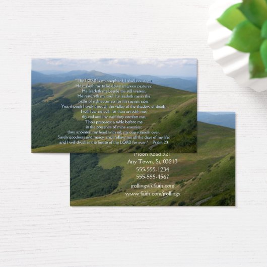 Psaume 23 | Inspiration chrétienne (Bureau)