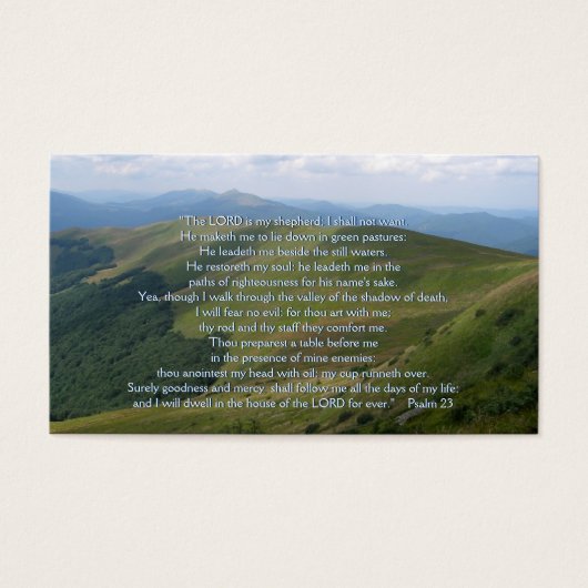 Psaume 23 | Inspiration chrétienne (Devant)