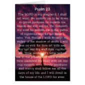 Psaume 23 Le Seigneur est mon berger Coucher de so (Devant)