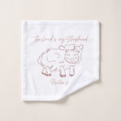 Psaume 23 Le Seigneur est mon berger Verse (Gant de toilette)