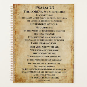 Psaume 23 { version NHEB.}