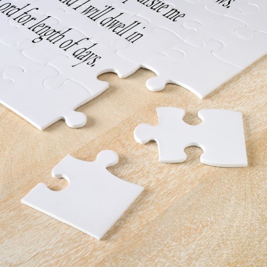 Psaume 23, Violet Jaune Plante Gros Pièces Puzzle (Côté)