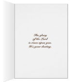 Psaume 24:7 Levez la tête, vous portes Carte (Intérieur (Droit))