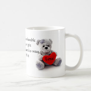 Psaume 25:9 Teddy Ours Bible Verse Mug
