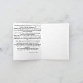 Psaume 27:1 Carte de voeux chrétienne (Intérieur)