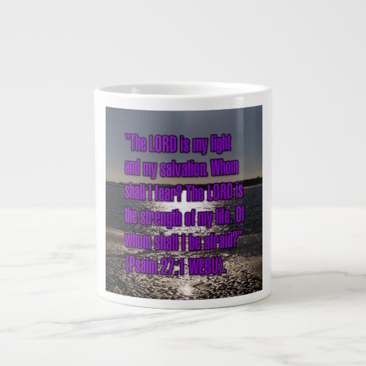 Psaume 27:1 WEBU Mug (Devant)