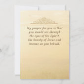 Psaume 27:4 Une chose que je désirais de la carte (Dos)