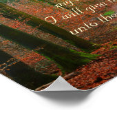 Psaume 30:12 Remerciez le Seigneur Poster (Coin)