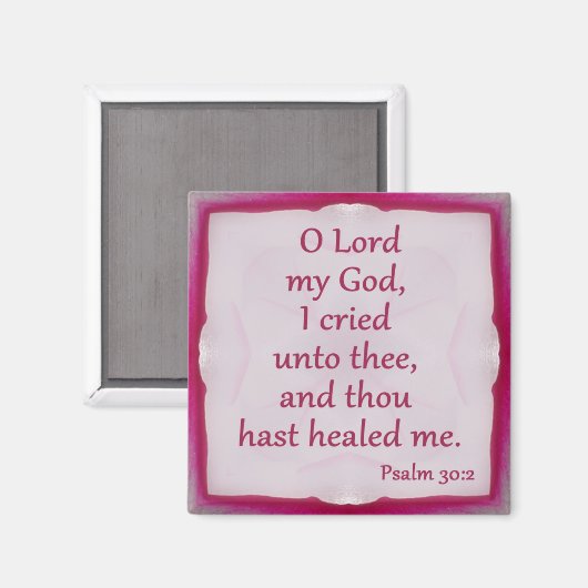 Psaume 30:2 Magnet (Recto/Verso)