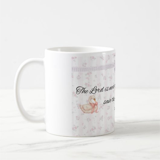Psaume 34:18 Mug coquette fidèle (Gauche)