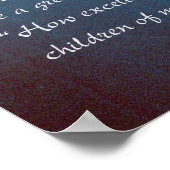 Psaume 36:5-7 Poster des Écritures (Coin)