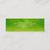 Psaume 37 ; 4-5 - Carte de visite chrétien (Dos)