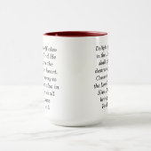 Psaume 37:4-5 Écriture Personnalisée Mug à café à  (Centre)