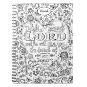 Psaume 37 Journal de prière écrit à la main (Devant)