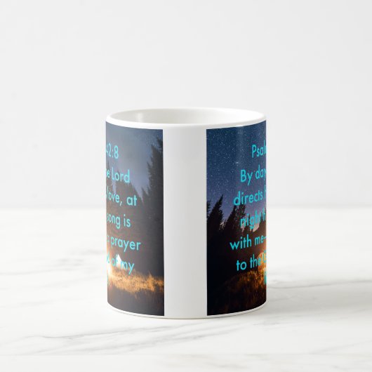 Psaume 42:8 Mug classique (Centre)
