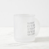 Psaume 42 Mug de l'Écriture (Devant droit)