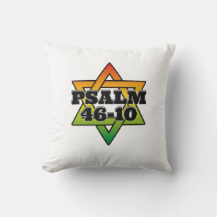 Psaume 46-10 - Coussin décoratif