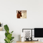 Psaume 46:10 Poster Alpaca (Bureau à domicile)