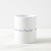 Psaume 46:10, (Style 2), Tasse Cadeau (Centre)