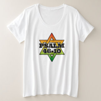 Psaume 46-10 - T-shirt taille plus pour femmes