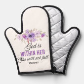 Psaume 46:5 Dieu est dans sa fleur des Écritures (Recto/Verso)