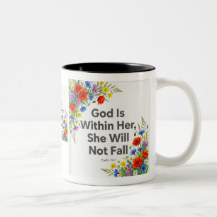 Psaume 46:5 DIEU Est En Elle Mug Chrétien