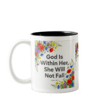 Psaume 46:5 DIEU Est En Elle Mug Chrétien