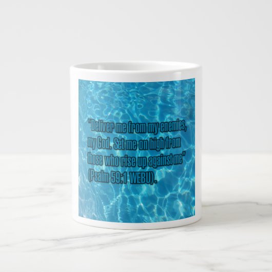 Psaume 59:1 WEBU Mug (Devant)