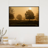 Psaume 5:3 Poster de la Bible chrétienne (Cuisine)