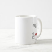 Psaume 73:26 Tasse chrétienne | Cadeau d'encourage (Devant droit)
