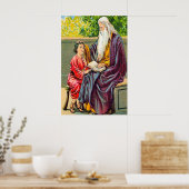 Psaume 78:1-7 Enseigner aux enfants Poster de Dieu (Cuisine)