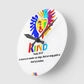 Psaume 90:12 LK Logo Horloge - Temps avec but