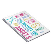 Psaume 91:11 Angel Écriture Prière Journal Sermon (Côté Droit)