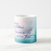 Psaume 91:4 Le roi James Mug (Centre)