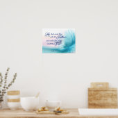 Psaume 91:4 Poster de la Bible du roi James (Cuisine)