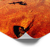 Psaume 91, affiche chrétienne avec grottes et sabl (Coin)