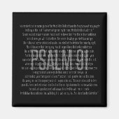 Psaume 91 Aimant d'écriture pour la maison ou le b (Devant)