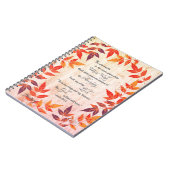 Psaume 91 Bible Verse Journal de prière personnali (Côté gauche)