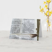 Psaume 91 - Carte de sympathie (Fleur jaune)