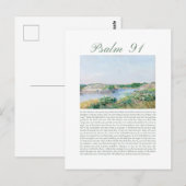 Psaume 91 carte postale verset biblique (Devant / Derrière)