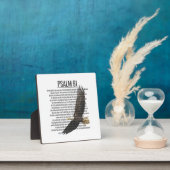 Psaume 91 Écriture de l'aigle en flèche Plaque d'a (Insitu)