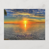 Psaume 95:3-5 Christian Scripture Carte mémoire (Dos)