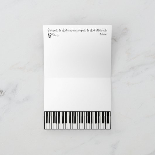 Psaume 96:1 Merci (Intérieur)