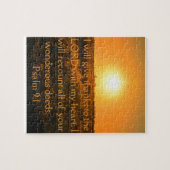 Psaume 9:1 Puzzle (Horizontal)