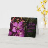 Psaume de 120:1 de psaume de carte de fleur (Fleur jaune)