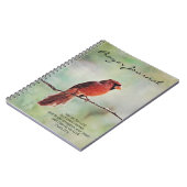 Psaume du Journal de prière du Cardinal rouge 27:4 (Côté gauche)