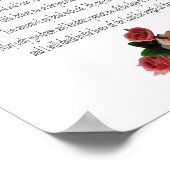 Psaume, Fleur Blanche, Papier Affiche de Valeur (M (Coin)