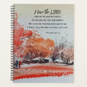 Psaumes 116 1-2 J'aime la Bible Verse de l'Éternel
