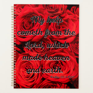 Psaumes 121:2 Bible Verse Calendrier Planificateur